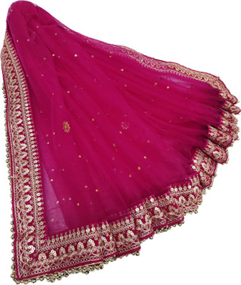 Navti Creations Net Embroidered Women Dupatta