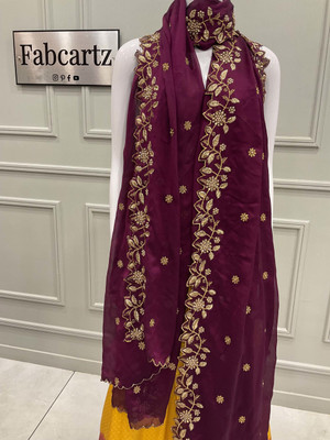 Immy Chiffon Embroidered Women Dupatta