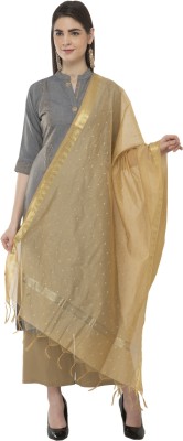 A R SILK Art Silk Embroidered Women Dupatta