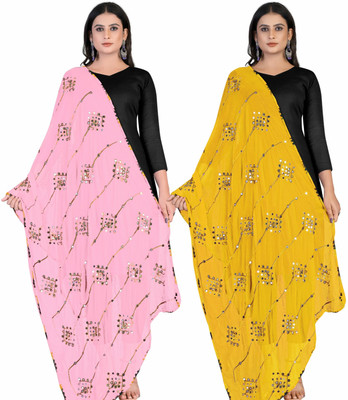 Kemza Chiffon Embroidered Women Dupatta