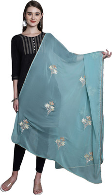 JABAMA Georgette Printed Women Dupatta