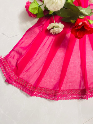 nishtha enterprise Chiffon Solid Women Dupatta