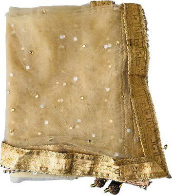 APNA KAPDA BAZAAR Net Self Design Women Dupatta