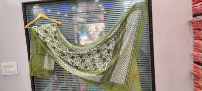 Santlal Cotton Blend Printed Women Dupatta