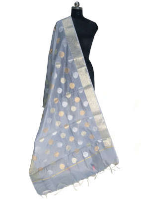 The SDF India Cotton Silk Woven Women Dupatta