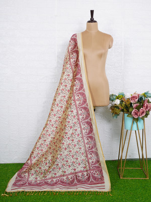 Bhanuba Creation Art Silk Printed Women Dupatta