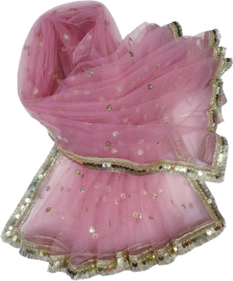 Navti Creations Net Embroidered Women Dupatta