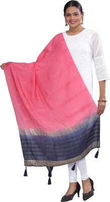 Aany's Culture Silk Blend Printed Women Dupatta