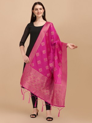 DEVANGI Silk Blend Embellished Women Dupatta