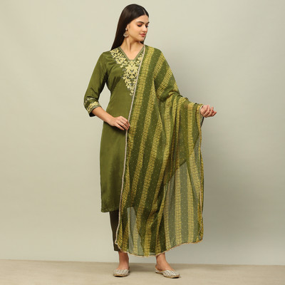 RANGRITI Poly Chiffon Printed Women Dupatta