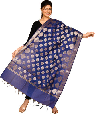 Naveera Cotton Silk Woven Women Dupatta