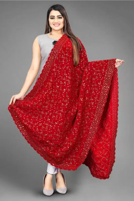 Jenny Fashion Velvet Embroidered Women Dupatta