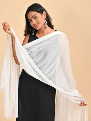 XPANT Chiffon Solid Women Dupatta