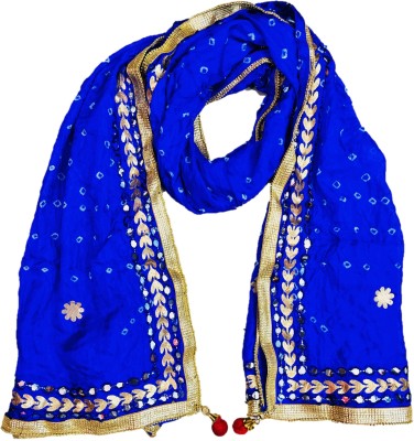 pk hub Art Silk Embellished Women Dupatta