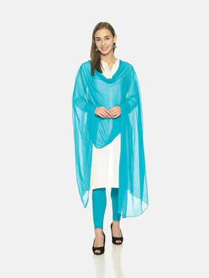 TWIN BIRDS Nylon Solid Women Dupatta