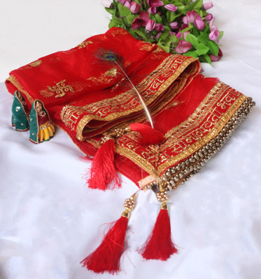 sky cloud Net Embroidered Women Dupatta