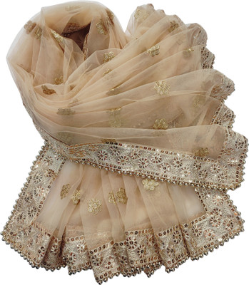 Navti Creations Net Embroidered Women Dupatta