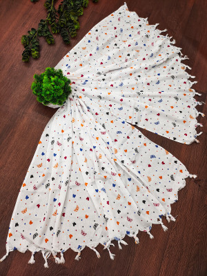 HOJIAX Rayon Printed Women Dupatta