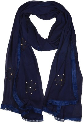 K A Traders Cotton Blend Self Design Women Dupatta