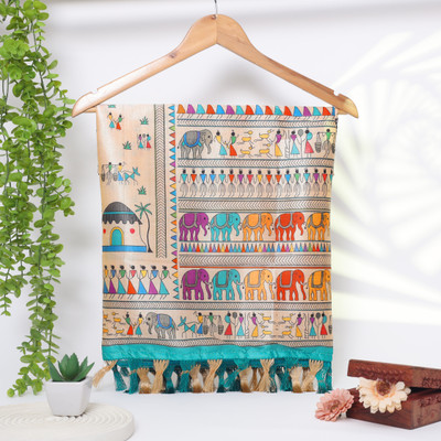 KIONA FAB Cotton Silk Printed Women Dupatta