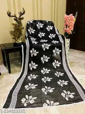 Kuhika Chiffon Embroidered Women Dupatta
