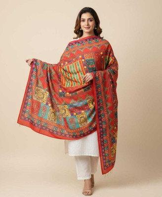 CELINA CLOTHING Chiffon Printed Women Dupatta