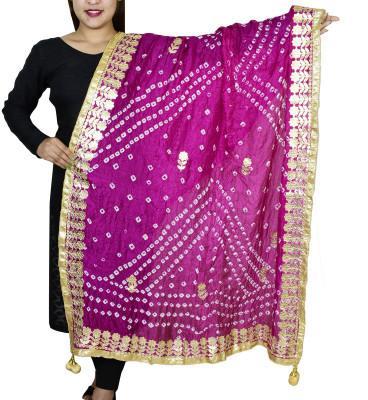 Way2Like Silk Blend Self Design Women Dupatta
