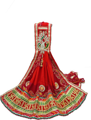 Ranisatiya Creation Poly Georgette Embroidered Women Dupatta