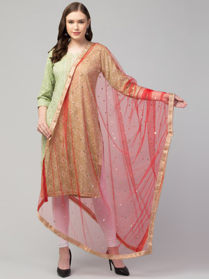 awkfull Net Embroidered Women Dupatta