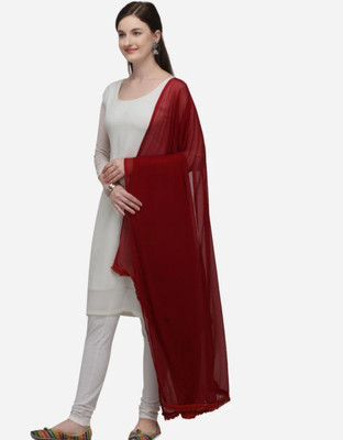 VaIdehi Chiffon Solid Women Dupatta