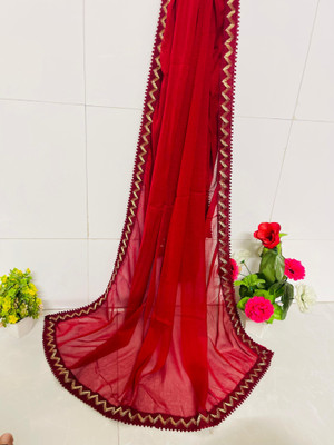 N P ENTERPRISE Chiffon Solid Women Dupatta