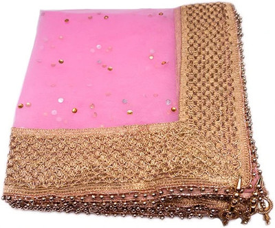 APNA KAPDA BAZAAR Net Embellished Women Dupatta
