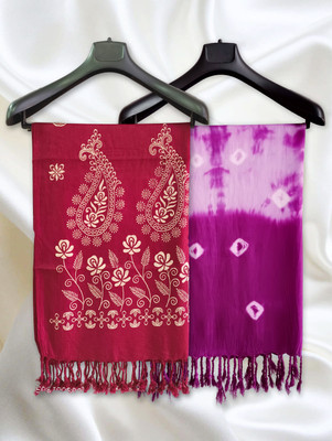 SUKANYA SHINE Rayon Floral Print Women Dupatta