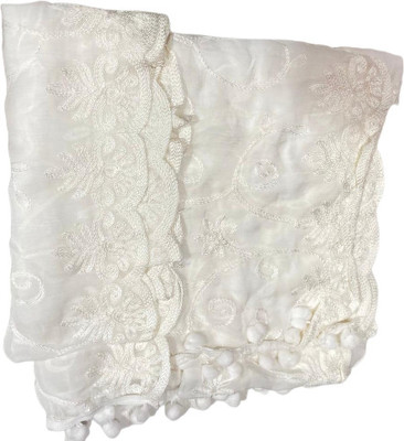 APNA KAPDA BAZAAR Chiffon Embroidered Women Dupatta