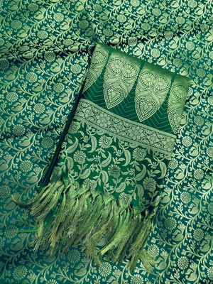 KIRAN SILK Art Silk Self Design Women Dupatta