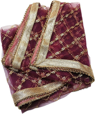 kamya fashion Net Embroidered Women Dupatta