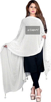 NZKAM Chiffon Printed Women Dupatta