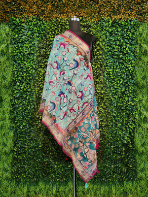 kaizen International Cotton Blend Printed Women Dupatta