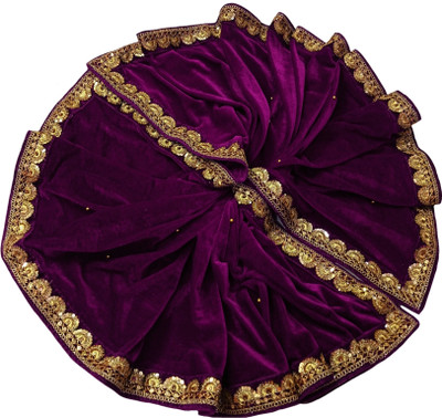 Navti Creations Velvet Printed, Embellished Women Dupatta