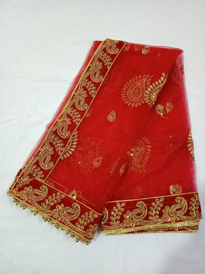 ASHA CHUNRI HOUSE Net Embroidered Women Dupatta