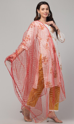 awkfull Net Embroidered Women Dupatta