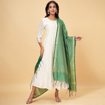 Rangmanch by Pantaloons Polycotton Self Design Women Dupatta