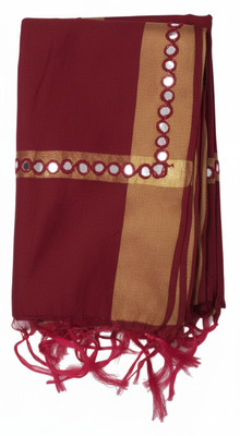 YOUTHQUAKE Silk Blend Embellished Women Dupatta
