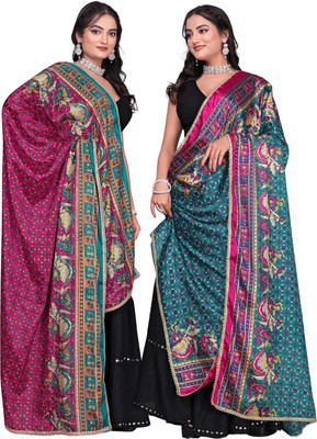 Kemza Art Silk Printed Women Dupatta
