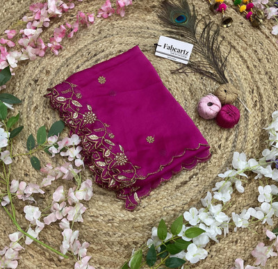 MR Y Art Silk Embroidered Women Dupatta