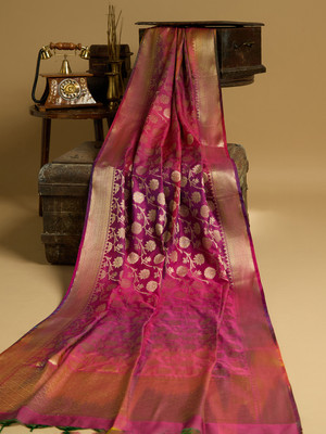 Globus Pure Silk Printed Women Dupatta