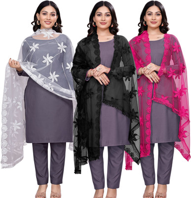 Kemza Net Embroidered Women Dupatta