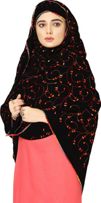 Vastragrah Cotton Blend Embroidered Women Dupatta