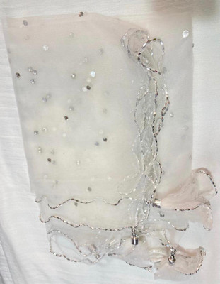 APNA KAPDA BAZAAR Net Self Design Women Dupatta