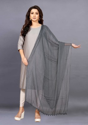 Julee Chiffon Solid Women Dupatta